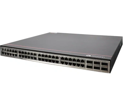 Сетевой коммутатор CE6863E-48S6CQ-F на белом фоне